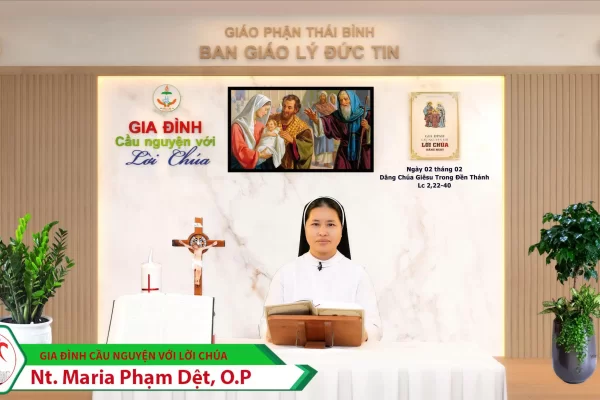Ngày 02/02 l dâng Chúa Giêsu vào Đền Thánh l Gia đình cầu nguyện với Lời Chúa I Giáo phận Thái Bình