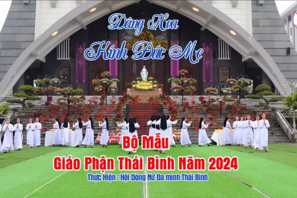 Dâng Hoa Kính Đức Mẹ l Bộ Mẫu Giáo Phận Thái Bình Năm 2024
