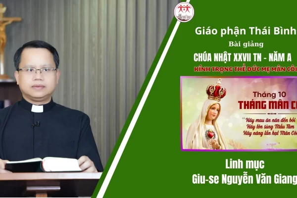 Bài Giảng CN XXVII TN - Năm A/ Lễ Đức Mẹ Mân Côi/ Lm Giu-se Nguyễn Văn Giang/ Giáo Phận Thái Bình