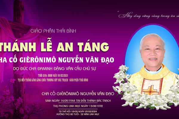 Trực Tiếp l Thánh Lễ An Táng & Tiễn Biệt Cha Cố Giêrônimô Nguyễn Văn Đạo Tại Đền Thánh Bác Trạch