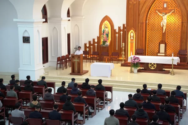 Đại Chủng viện Thánh Tâm Thái Bình tĩnh tâm tháng 01/2026