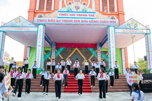 Đại hội Thiếu Nhi Thánh Thể Hiệp Đoàn TNTT Đa-minh Nguyễn Văn Xuyên - Giáo hạt Nam Tiền Hải: Ngày hội của sự tham gia, niềm vui và tình hiệp nhất