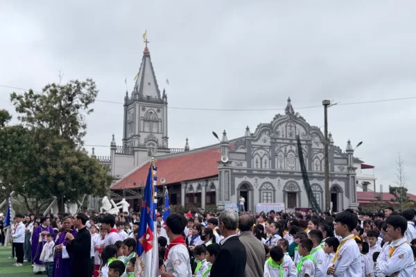 Các giáo xứ: Tràng Lũ, Đại Điền, Lai Ổn - hành hương Năm Thánh tại Đền Thánh Giu-se Thượng Phúc