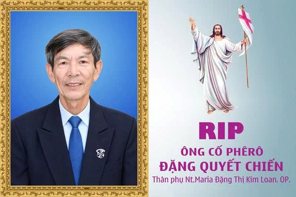 Cáo phó: Ông cố Phêrô Đặng Quyết Chiến