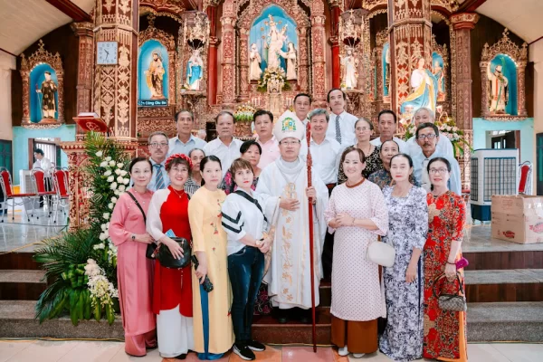 Giáo xứ Cao Mộc:  Thánh lễ tạ ơn và nghi thức Đặt Viên Đá - Thánh Lễ Tạ Ơn mừng công xây dựng Nhà Mục Vụ và Nhà Giáo Lý