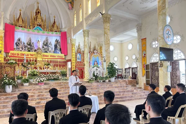 Chủng sinh Khóa VII - Đại Chủng viện Thánh Tâm Thái Bình tĩnh tâm tháng 5/2026