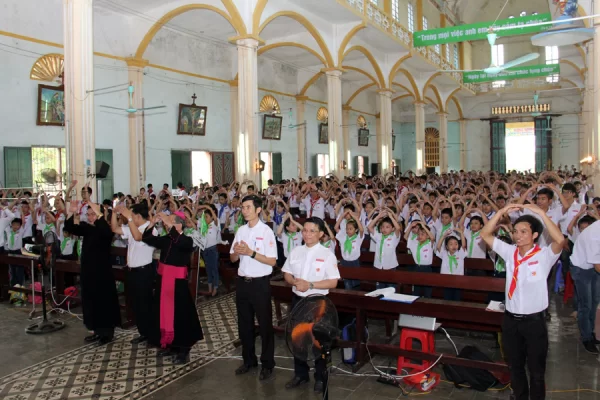 Liên đoàn TNTT Giuse Khang GPTB - Đại hội Thiếu Nhi Thánh Thể Giáo phận Thái Bình 2015