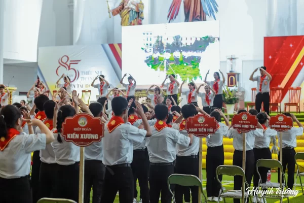 Liên đoàn TNTT Giuse Nguyễn Duy Khang – Giáo phận Thái Bình tổ chức Đại hội Huynh trưởng “Về Đất Hứa 1”
