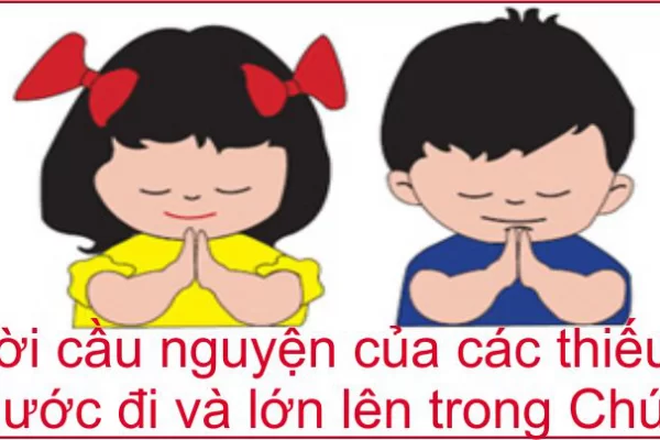 5. Lời cầu nguyện của các thiếu nhi – Bước