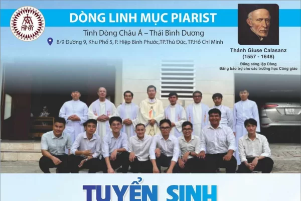 Dòng Linh Mục Piarist : Tuyển sinh Ơn gọi năm 2024