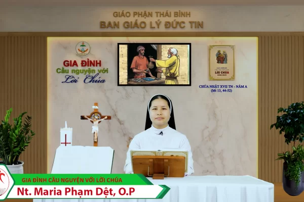 Chúa Nhật tuần XVII TN - Năm A/ Gia đình cầu nguyện với Lời Chúa/ Giáo phận Thái Bình