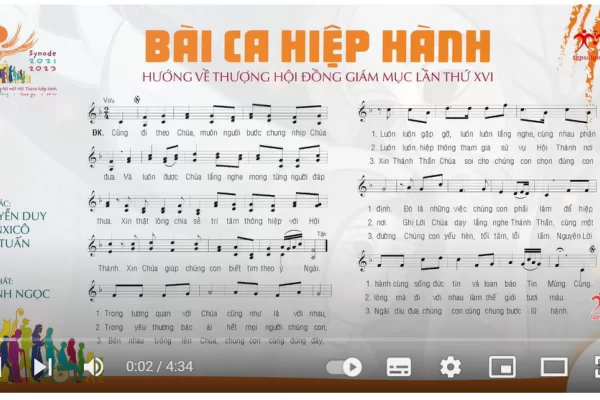 BÀI CA HIỆP HÀNH - Thượng Hội Đồng Giám mục XVI