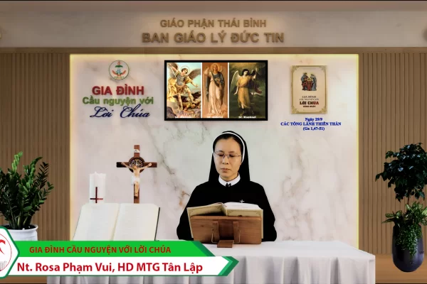 Ngày 29/9 - Các Tổng lãnh Thiên thần/ Gia đình cầu nguyện với Lời Chúa/ Giáo phận Thái Bình