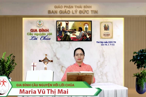 hứ Bảy tuần XXX Thường Niên/ Gia đình cầu nguyện với Lời Chúa/ Giáo phận Thái Bình